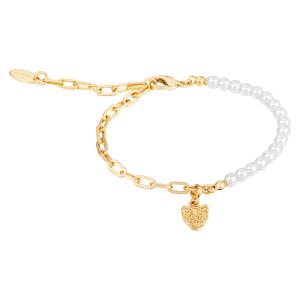 JUST CAVALLI Fashion Bracelet Gold Stainless Steel With Pearls JCFB00823200 - 47784