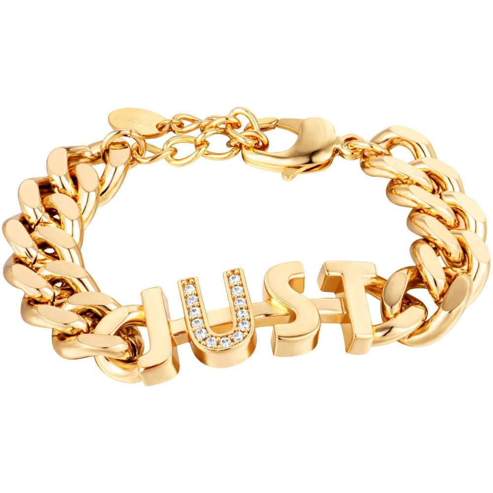 JUST CAVALLI Fashion Bracelet Gold Stainless Steel with Cubic Zirconia JCFB01053200