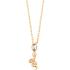JUST CAVALLI Animalier Necklace Gold Stainless Steel with Cubic Zirconia JCNL01733200 - 0