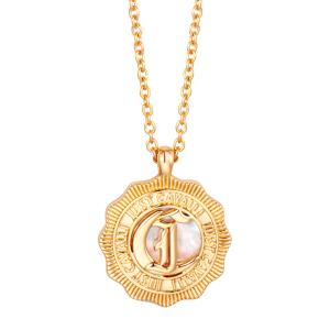 JUST CAVALLI Logo Necklace Gold Stainless Steel JCNL01943200 - 47781