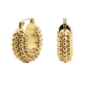 ROSEFIELD Earrings Bubble Hoops Gold-Plated Stainless Steel JEBHG-J797 - 53678