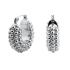 ROSEFIELD Earrings Bubble Hoops Silver Stainless Steel JEBHS-J798 - 0