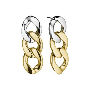 ROSEFIELD Duotone Chain Earrings  Stainless Steel JEDCG-J713 - 39853