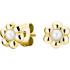 ROSEFIELD Earrings Small Daisies Gold Stainless Steel JEDFG-J670 - 0