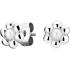 ROSEFIELD Earrings Small Daisies Silver Stainless Steel JEDFS-J671 - 0