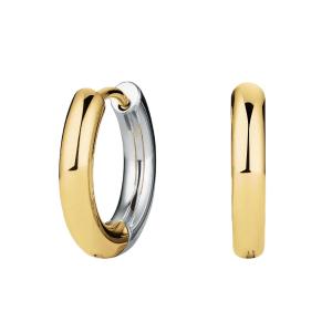 ROSEFIELD Earrings Duotone Hoops Gold Stainless Steel JEDHG-J710 - 39710