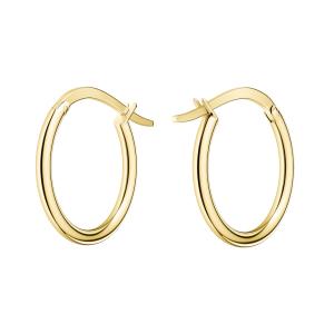 ROSEFIELD Earrings Large Hoops Gold Stainless Steel JELHG-J583 - 26728