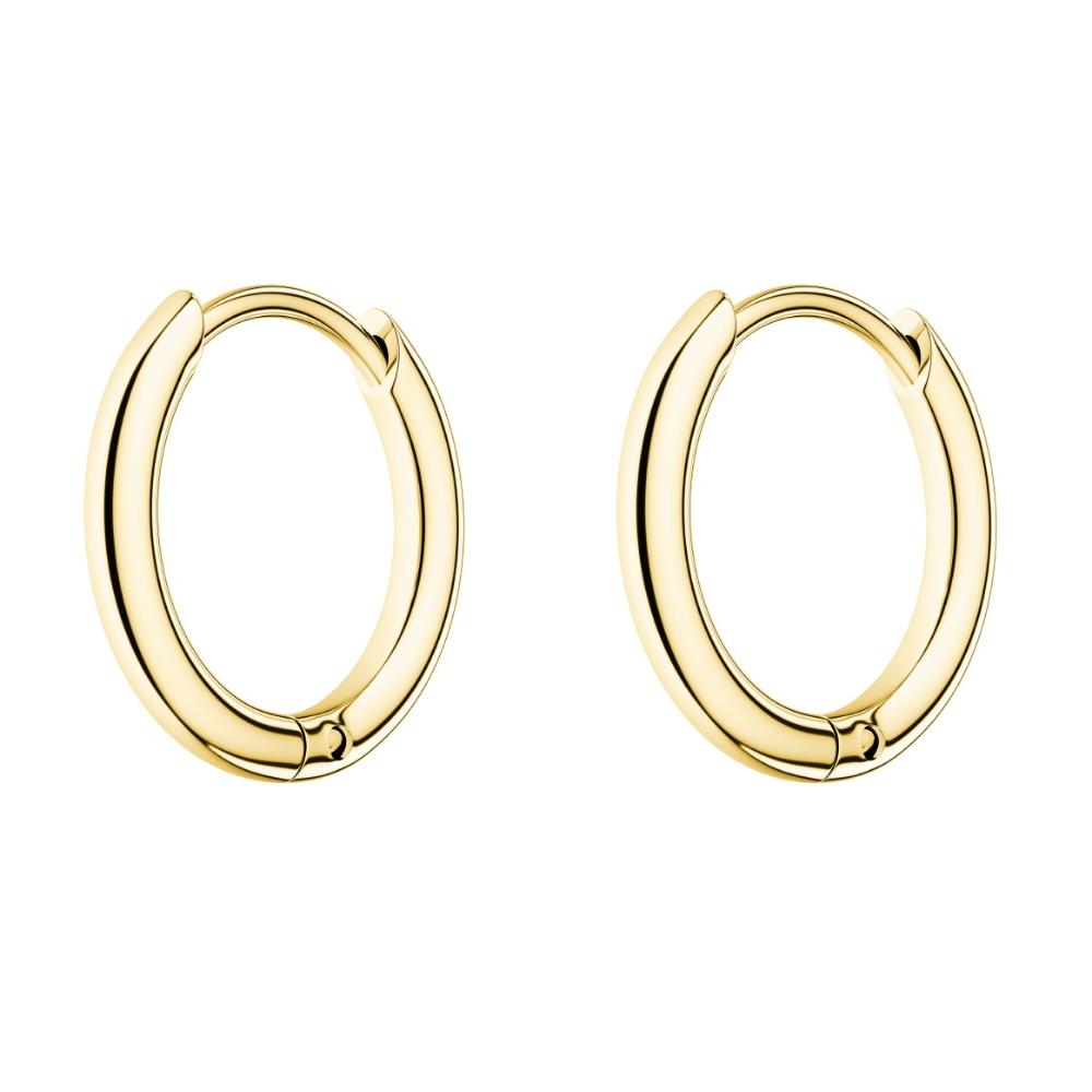 ROSEFIELD Earrings Small Hoops Gold Stainless Steel JESHG-J581