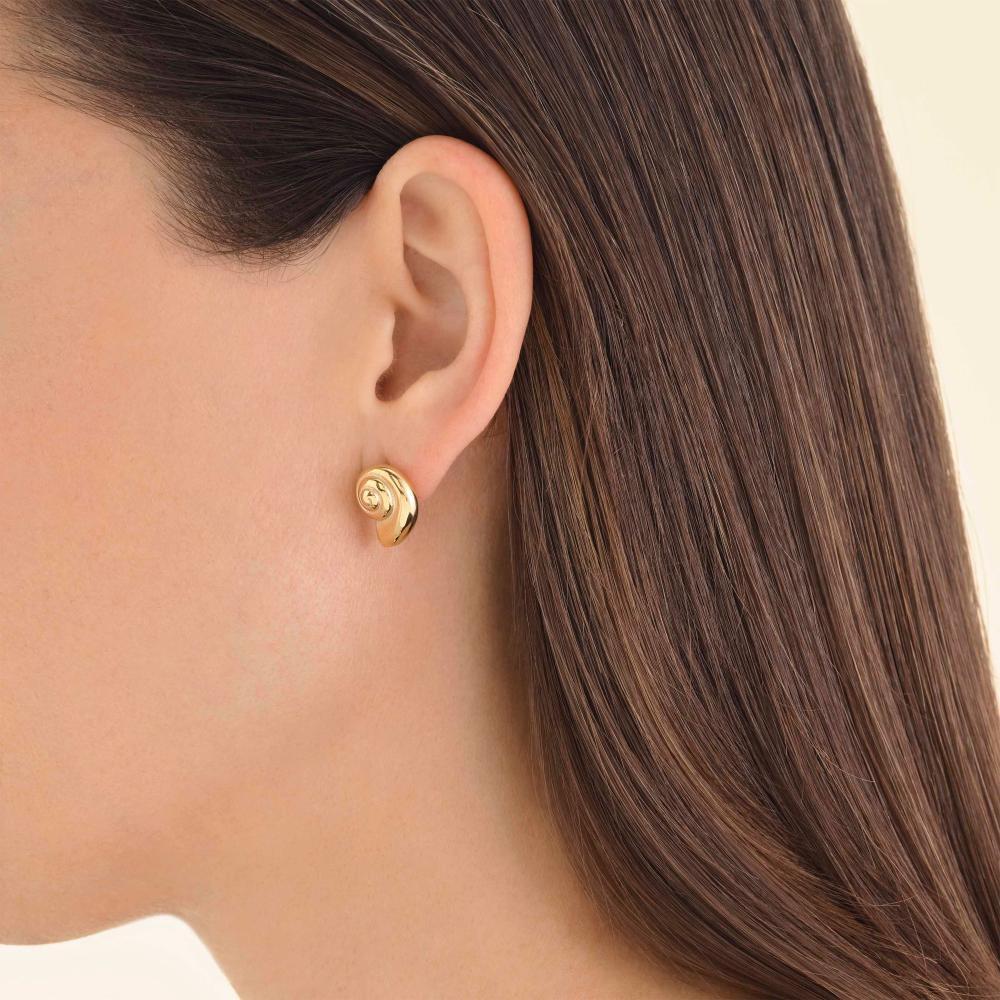 ROSEFIELD Earrings Shells Gold Stainless Steel JESSG-J822