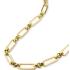 ROSEFIELD Chunky Necklace Gold Stainless Steel JNCMG-J611 - 1