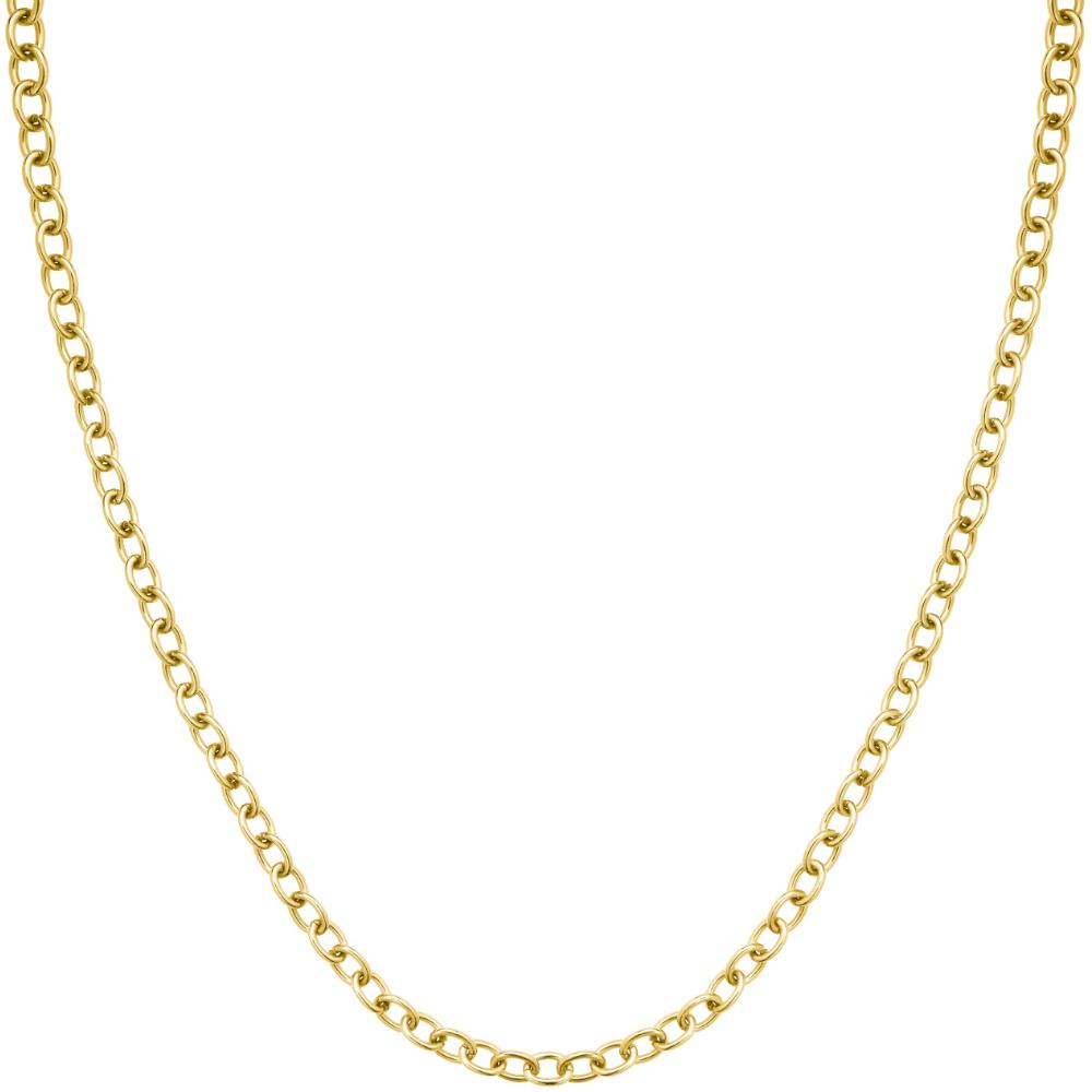 ROSEFIELD Oval Chainlink Necklace Gold Stainless Steel JNOCG-J626