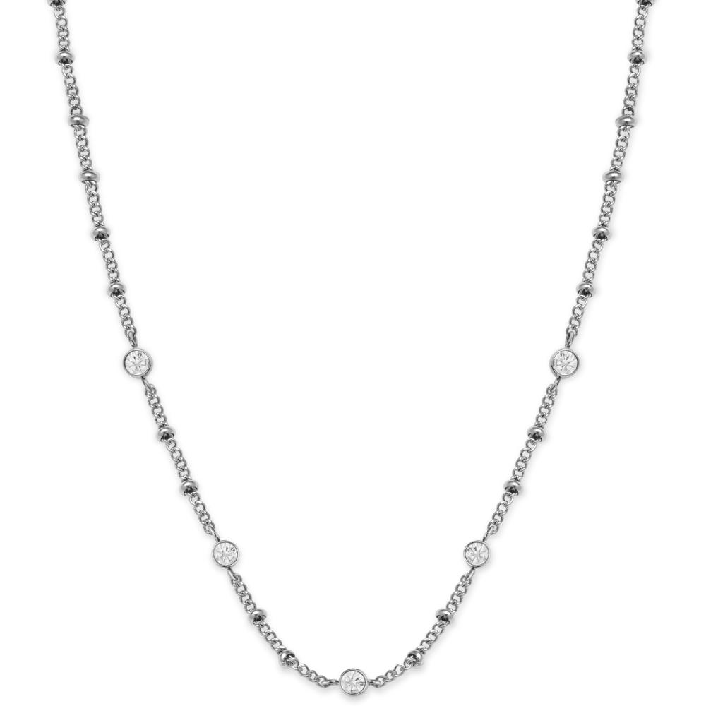 ROSEFIELD Choker Embellished with Crystals Silver Stainless Steel JNSCS-J612