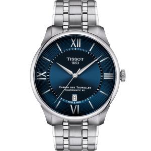 TISSOT Chemin Des Tourelles Powermatic 80 Blue Dial 42mm Silver Stainless Steel Bracelet T139.407.11.048.00 - 50665