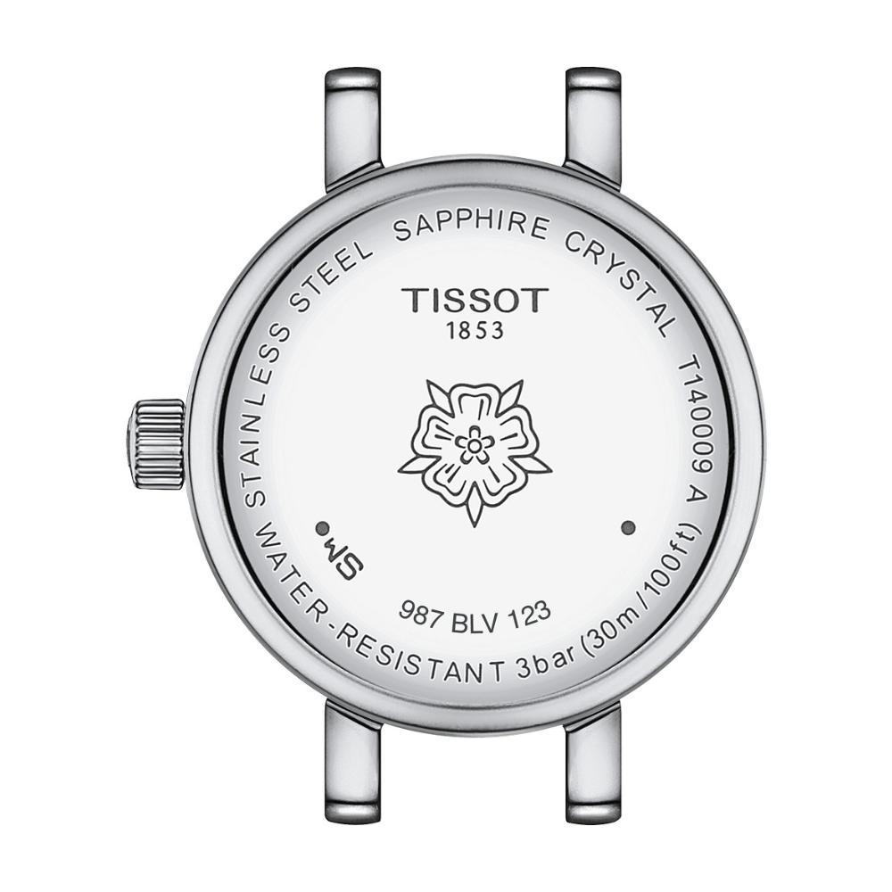 TISSOT Lovely Round with Brilliants White Pearl Dial 19.5mm Silver Stainless Steel Bracelet T140.009.61.116.00