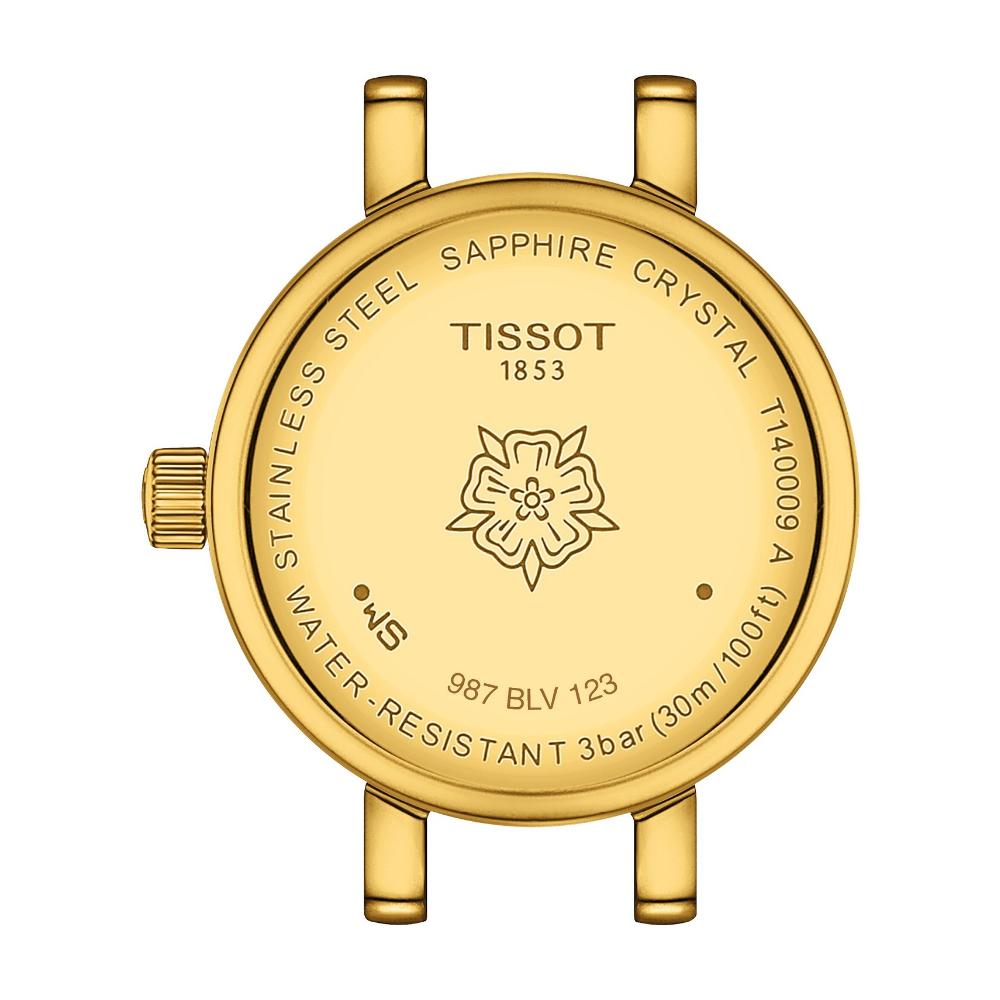 TISSOT Lovely Round with Brilliants Gold Dial 19.5mm Gold Stainless Steel Bracelet T140.009.63.026.00