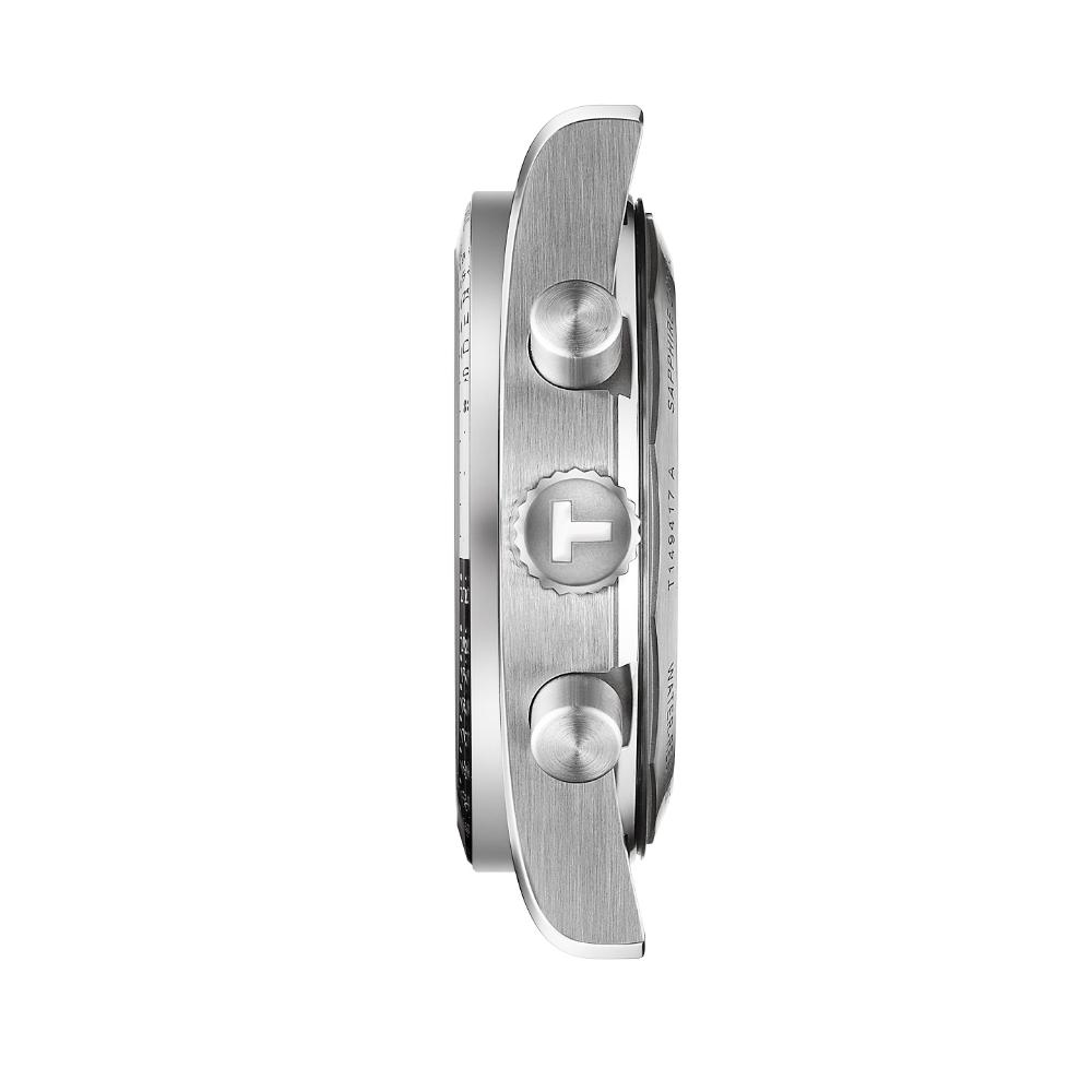 TISSOT PR516 Chronograph Quartz Black Dial 40mm Silver Stainless Steel Bracelet T149.417.11.051.00