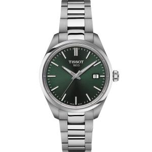 TISSOT PR 100 Green Dial 34mm Silver Stainless Steel Bracelet T150.210.11.091.00 - 50673