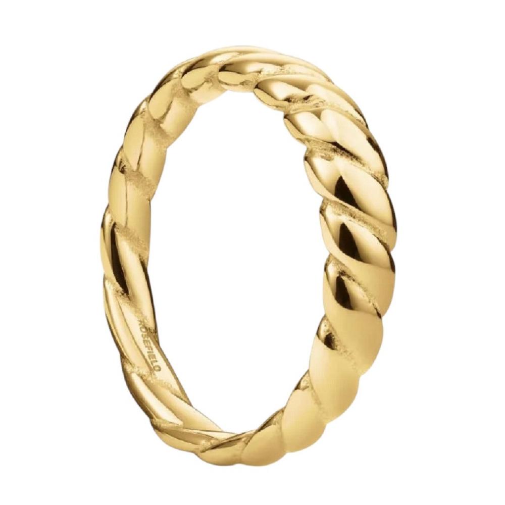 ROSEFIELD Small Croissant RING Gold-Plated Stainless Steel JRSC52G-J733