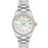 JCOU Gliss Crystals White Pearl Dial 34mm Silver Stainless Steel Bracelet JU19060-2 - 0