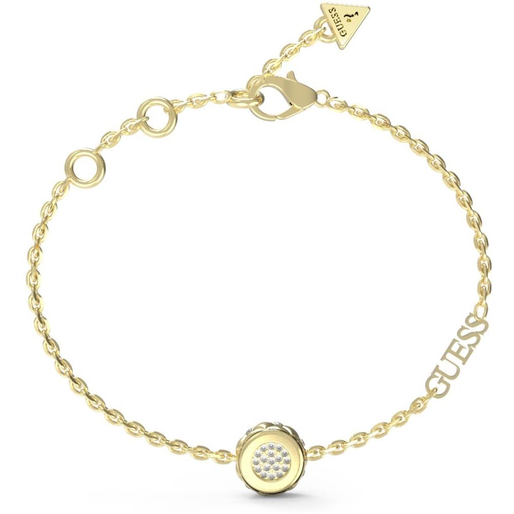 BRACELET Stylish Guess GUESS Jewellery Gold-Plated Stainless Steel with Zircon Stones JUBB04594JWYGL