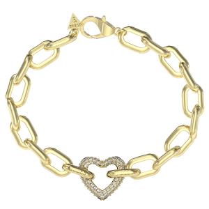 BRACELET Beloved GUESS Jewellery Gold-Plated Stainless Steel with Zircon Stones JUBB05016JWYGL - 56502