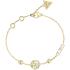 BRACELET 4G Love GUESS Jewellery Gold-Plated Stainless Steel with Zircon Stones JUBB05039JWYGL - 0