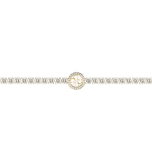 ΒΡΑΧΙΟΛΙ Paradise GUESS Jewellery από Επιχρυσωμένο Ανοξείδωτο Ατσάλι με Πέτρες Ζιργκόν JUBB05142JWYGL - 62558