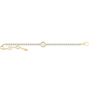 ΒΡΑΧΙΟΛΙ Paradise GUESS Jewellery από Επιχρυσωμένο Ανοξείδωτο Ατσάλι με Πέτρες Ζιργκόν JUBB05142JWYGL - 62558
