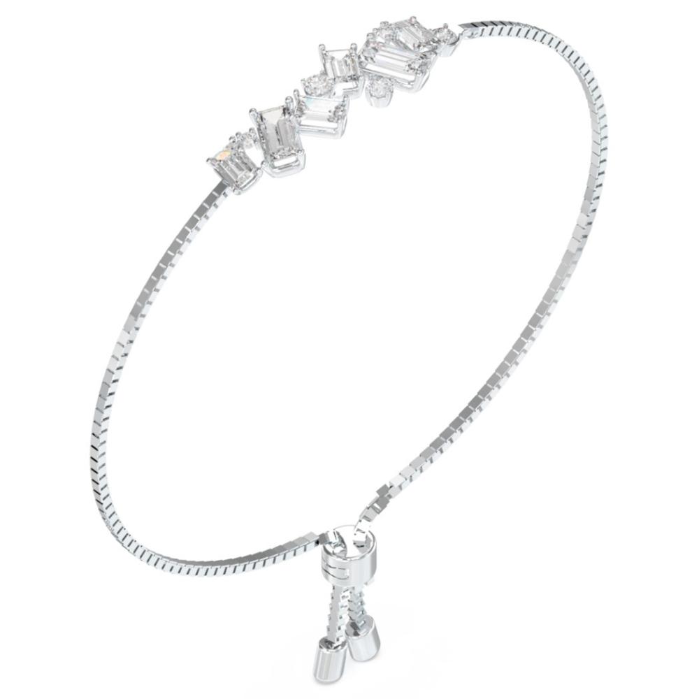ΒΡΑΧΙΟΛΙ Πετράτο Chandelier GUESS Jewellery από Ανοξείδωτο Ατσάλι με Πέτρες Ζιργκόν JUBB05363JWRHT/U