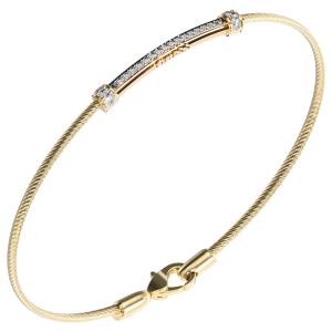 ΒΡΑΧΙΟΛΙ Kalybe GUESS Jewellery από Επιχρυσωμένο Ανοξείδωτο Ατσάλι με Πέτρες Ζιργκόν JUBB05396JWYGL - 62576