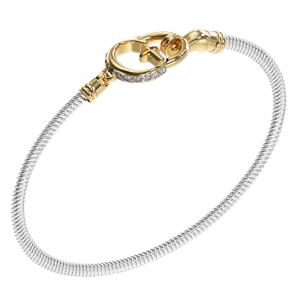 ΒΡΑΧΙΟΛΙ Kalybe GUESS Jewellery από Επιχρυσωμένο και Επιπλατυνωμένο Ανοξείδωτο Ατσάλι με Πέτρες Ζιργκόν JUBB05399JWYGRHL - 62579