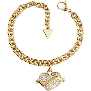 ΒΡΑΧΙΟΛΙ Vintage GUESS Jewellery από Επιχρυσωμένο Ανοξείδωτο Ατσάλι με Πέτρες Ζιργκόν JUBB05476JWYGL - 62599