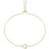 ΒΡΑΧΙΟΛΙ Tiny Pearly GUESS Jewellery από Επιχρυσωμένο Ανοξείδωτο Ατσάλι με Πέτρες Ζιργκόν και Μαργαριτάρια JUBB05520JWYGT/U - 0