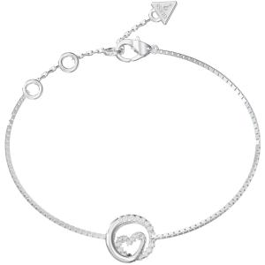 ΒΡΑΧΙΟΛΙ Iconique GUESS Jewellery από Ανοξείδωτο Ατσάλι με Πέτρες Ζιργκόν JUBB05527JWRHL - 62626