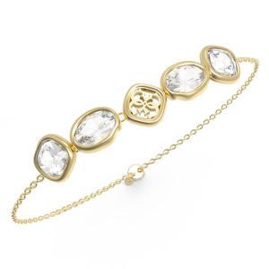 ΒΡΑΧΙΟΛΙ GUESS Jewellery από Επιχρυσωμένο Ανοξείδωτο Ατσάλι με Πέτρες Ζιργκόν JUBB05570JWYGT/U - 62646