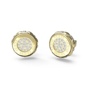 GUESS Jewellery Stylish Guess Earrings Gold Plated Stainless Steel with Zircon Stones JUBE04595JWYGT/U - 56528