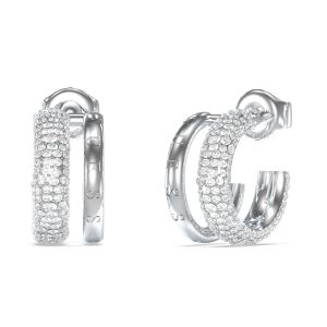 ΣΚΟΥΛΑΡΙΚΙΑ Fabulous Me GUESS Jewellery Ασημί Ανοξείδωτο Ατσάλι με Πέτρες Ζιργκόν JUBE05197JWRHT/U - 62671
