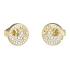 GUESS Jewellery Blooming Summer Earrings Gold Plated Stainless Steel with Zircon Stones JUBE05225JWYGT/U - 0