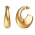 ΣΚΟΥΛΑΡΙΚΙΑ Κρίκοι Berbera GUESS Jewellery Επιχρυσωμένο Ανοξείδωτο Ατσάλι JUBE05338JWYGT/U - 0