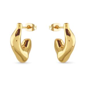 ΣΚΟΥΛΑΡΙΚΙΑ Κρίκοι Berbera GUESS Jewellery Επιχρυσωμένο Ανοξείδωτο Ατσάλι JUBE05342JWYGT/U - 62682