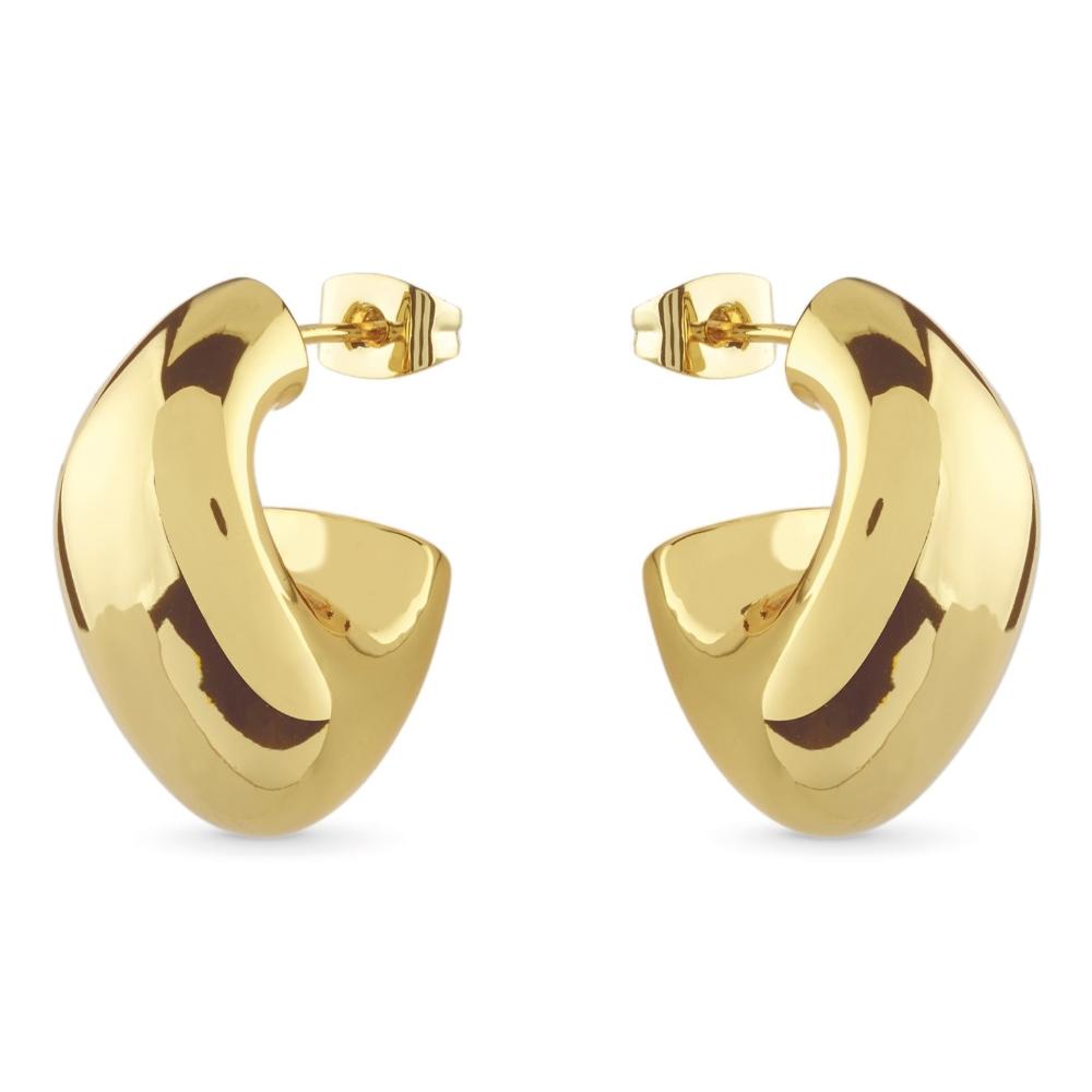 ΣΚΟΥΛΑΡΙΚΙΑ Κρίκοι Berbera GUESS Jewellery Επιχρυσωμένο Ανοξείδωτο Ατσάλι JUBE05343JWYGT/U