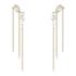ΣΚΟΥΛΑΡΙΚΙΑ Chandelier GUESS Jewellery Επιχρυσωμένο Ανοξείδωτο Ατσάλι και Πέτρες Ζιργκόν JUBE05362JWYGT/U - 0