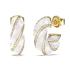 ΣΚΟΥΛΑΡΙΚΙΑ Le Mirage GUESS Jewellery Επιχρυσωμένο Ανοξείδωτο Ατσάλι και Πέτρες Ζιργκόν JUBE05383JWYGWHT/U - 0