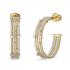 ΣΚΟΥΛΑΡΙΚΙΑ Κρίκοι Kalybe GUESS Jewellery Επιχρυσωμένο και Επιπλατυνωμένο Ανοξείδωτο Ατσάλι με Πέτρες Ζιργκόν JUBE05386JWYGRHT/U - 0