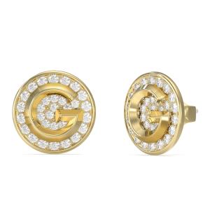 ΣΚΟΥΛΑΡΙΚΙΑ Πετράτα G Crystal GUESS Jewellery Επιχρυσωμένο Ανοξείδωτο Ατσάλι και Πέτρες Ζιργκόν JUBE05448JWYGT/U - 62747