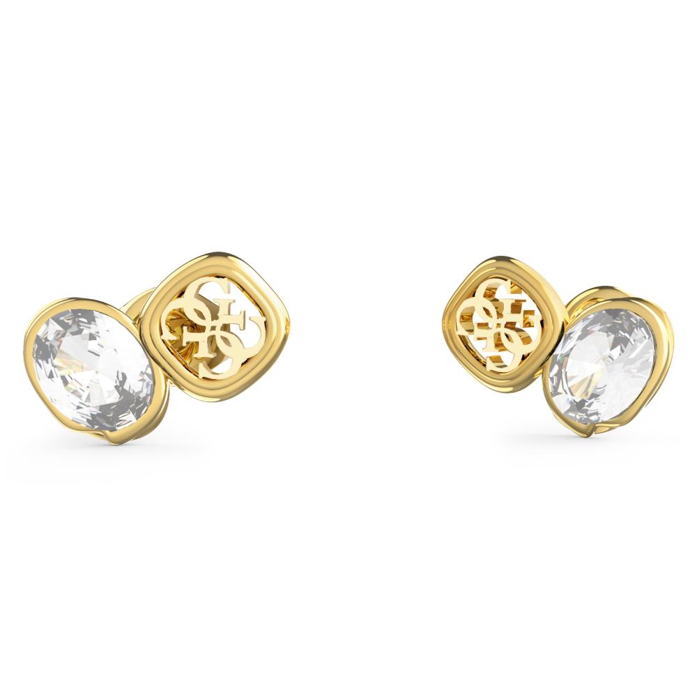 ΣΚΟΥΛΑΡΙΚΙΑ GUESS Jewellery Επιχρυσωμένο Ανοξείδωτο Ατσάλι με Πέτρες Ζιργκόν JUBE05572JWYGT/U