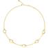 GUESS Jewellery Bamboo Necklace from Gold Plated Stainless Steel with Zircon Stones JUBN05167JWYGT/U - 1