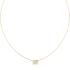 GUESS Jewellery Bamboo Necklace from Gold Plated Stainless Steel with Zircon Stones JUBN05170JWYGT/U - 0