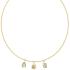 GUESS Jewellery 4G Light Necklace from Gold Plated Stainless Steel with Zircon Stones JUBN05240JWYGT/U - 0