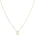 GUESS Jewellery 4G Light Necklace from Gold Plated Stainless Steel with Zircon Stones JUBN05249JWYGT/U - 0